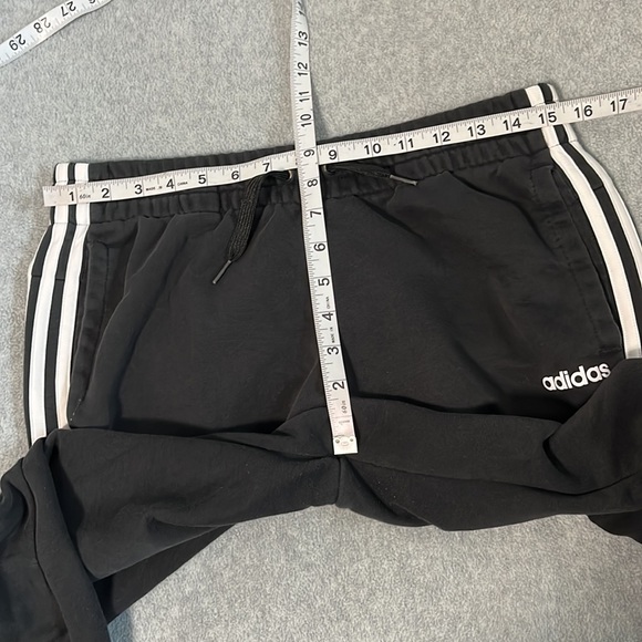 Adidas Joggers Womens Medium Black Athletic Athleisure - Picture 4 of 9